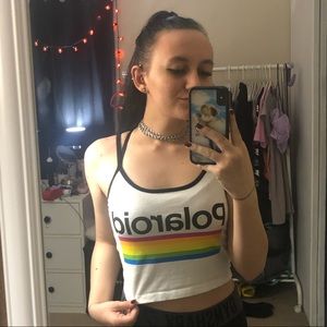 polaroid tank top